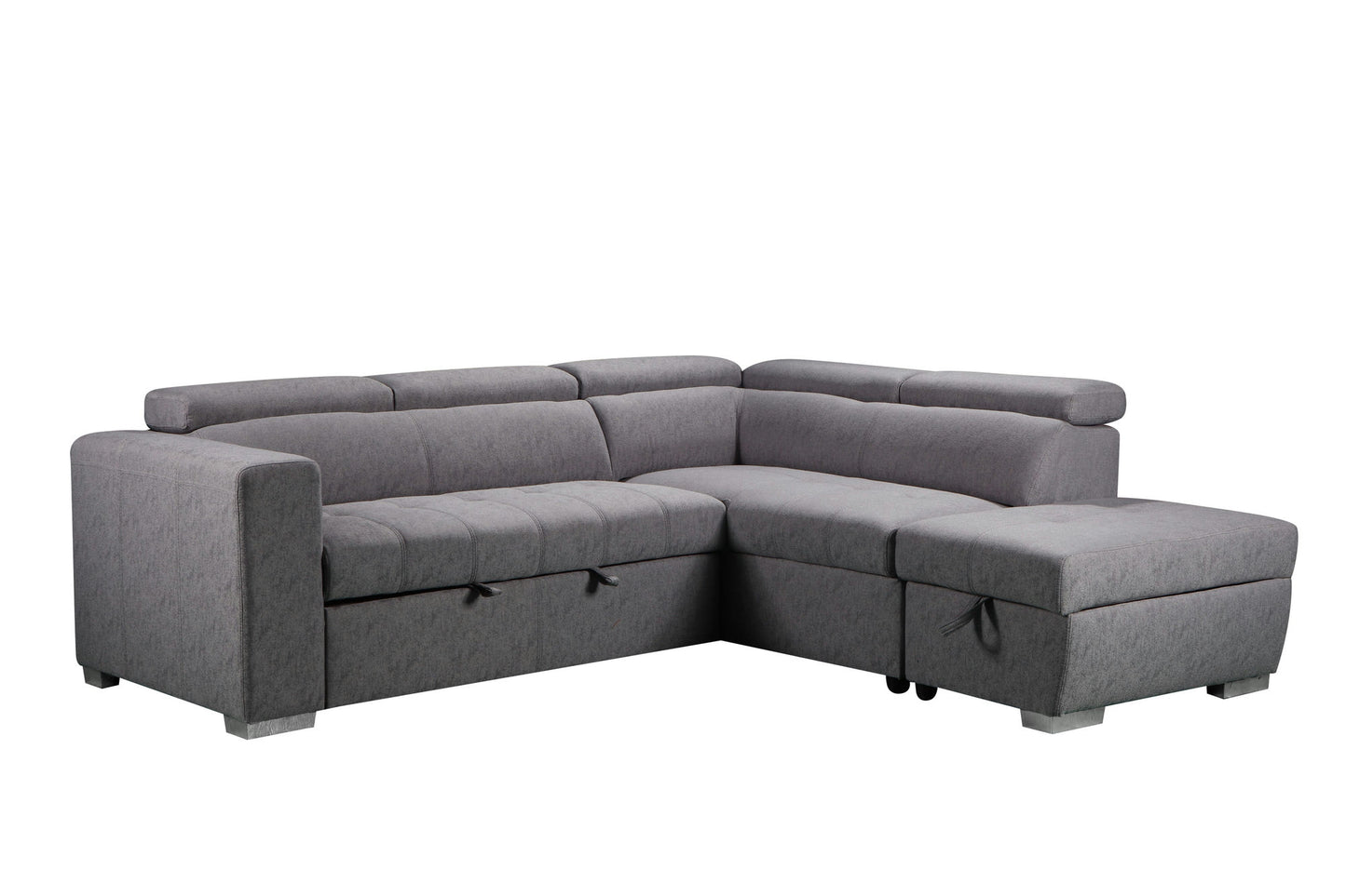 Hazell Sleeper Sectional with Storage Ottoman