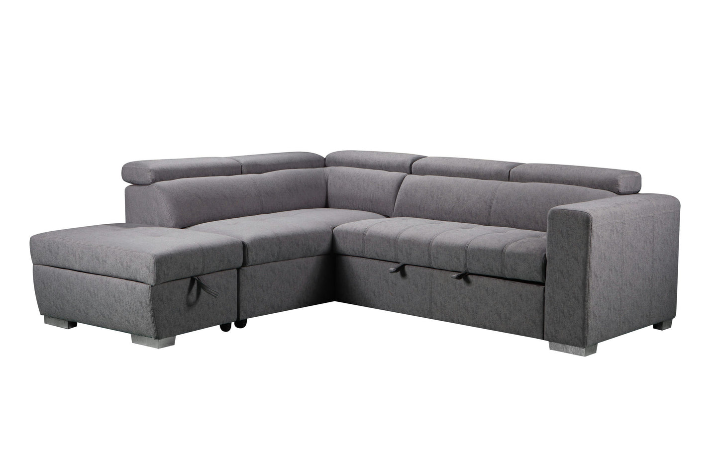 Hazell Sleeper Sectional with Storage Ottoman