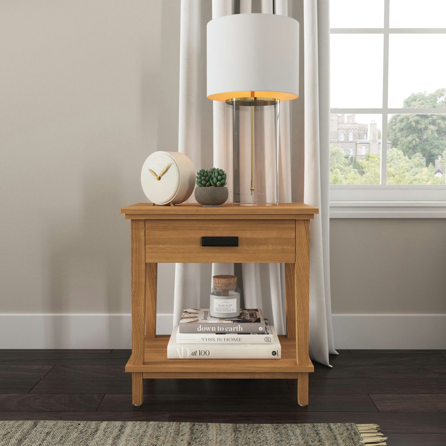 Oak Park Nightstand in Brown by homestyles