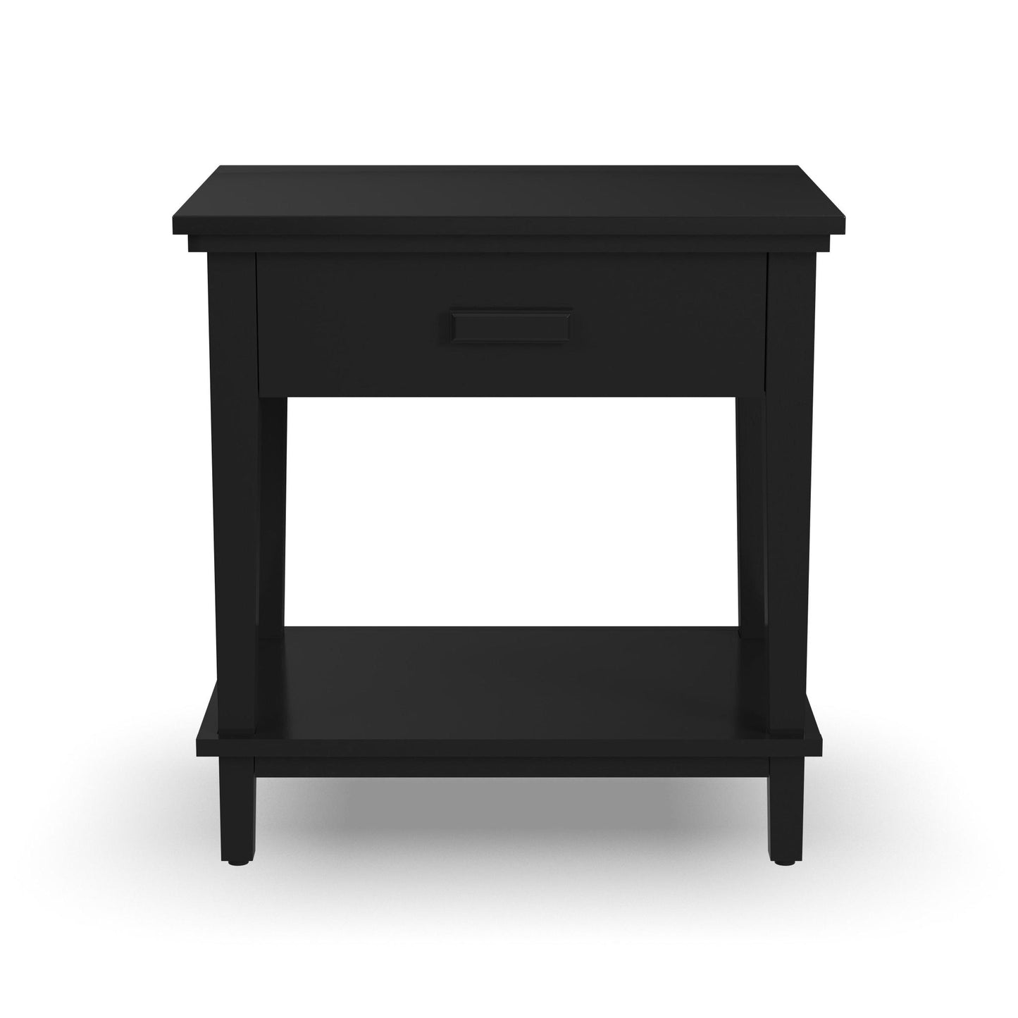 Oak Park Nightstand in Black by homestyles