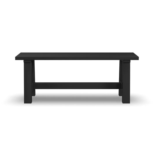 Trestle Dining Bench in Black by homestyles