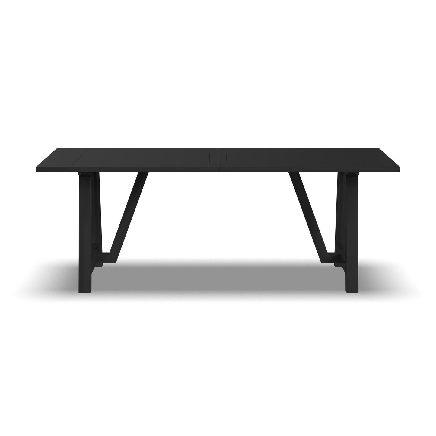 Trestle Dining Table in Black by homestyles