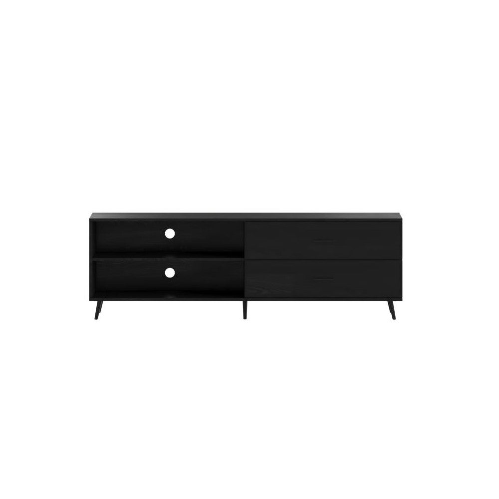 60" Black Storage TV Stand