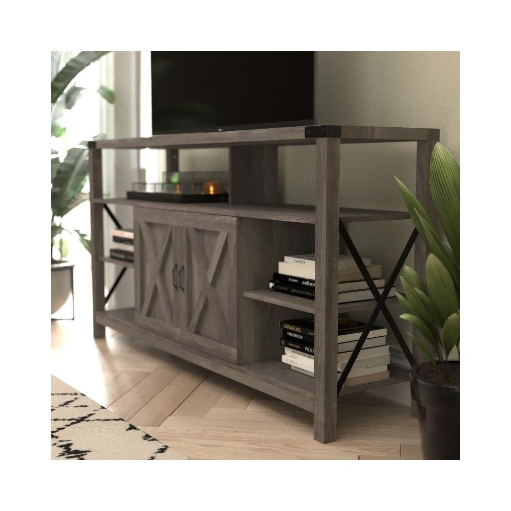 60" Coastal Gray TV Stand