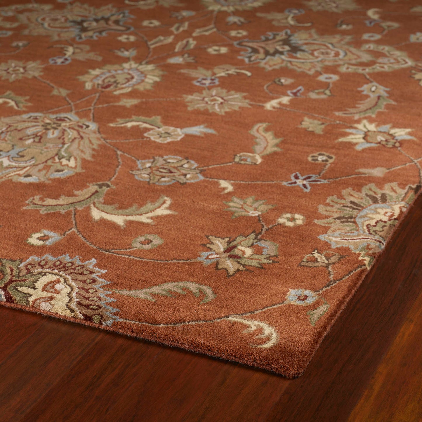 Kaleen Mystic Collection Dark Copper  Throw Rug 2' x 3'