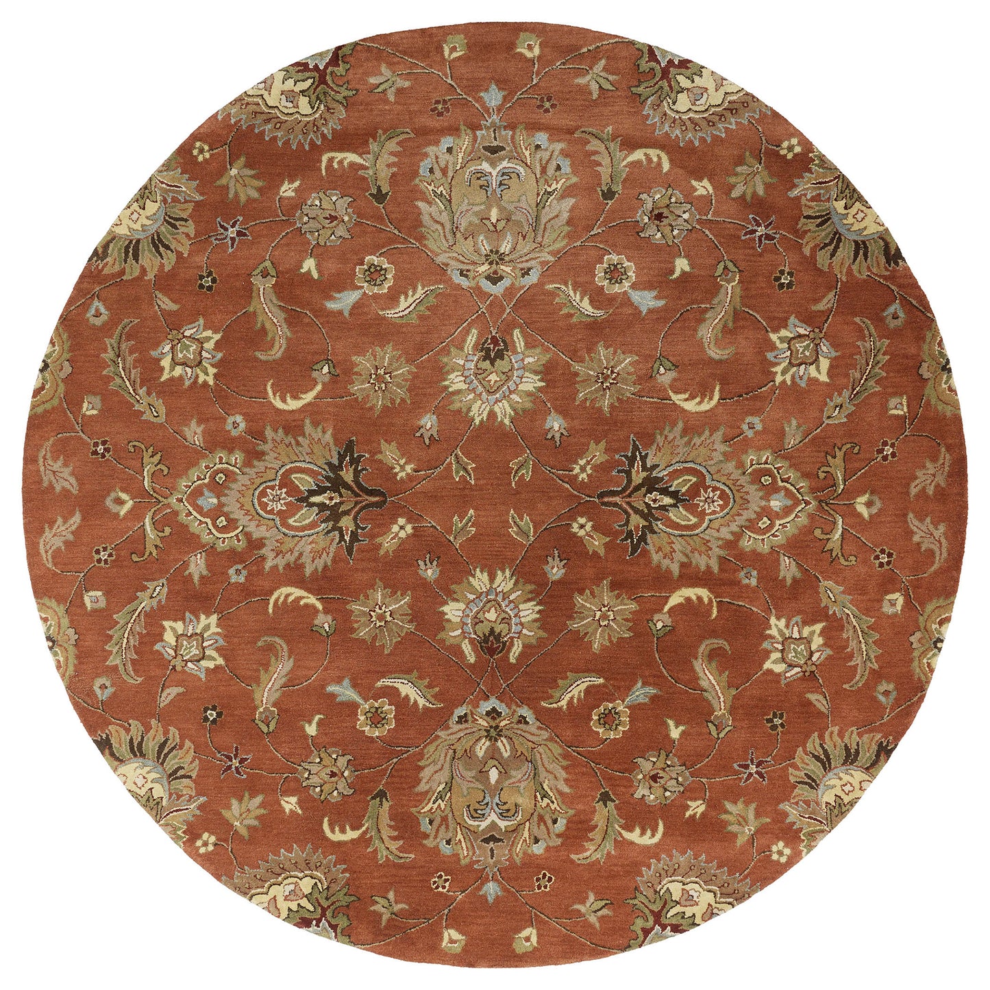 Kaleen Mystic Collection Dark Copper  Area Rug 5'9" x 5'9"