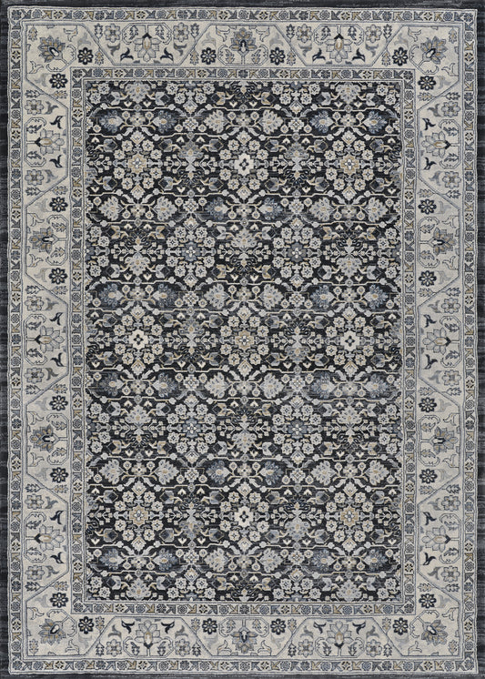 Couristan Everest Malayer Black Rug 2' x 3'7"