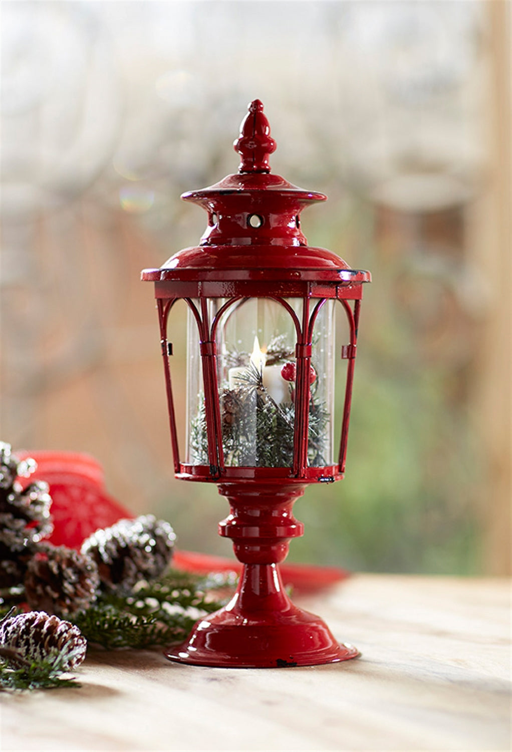 Lantern (Set Of 2) 17"H Metal