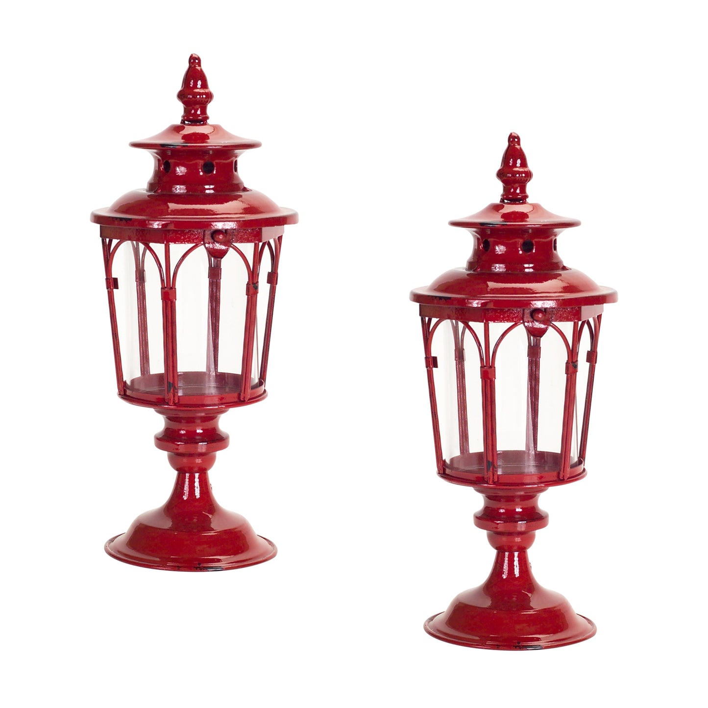 Lantern (Set Of 2) 17"H Metal