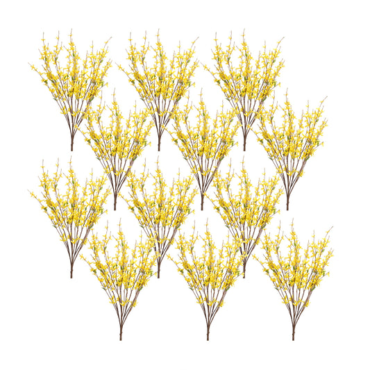 Forsythia Bush (Set Of 12) 31"H Polyester/Plastic