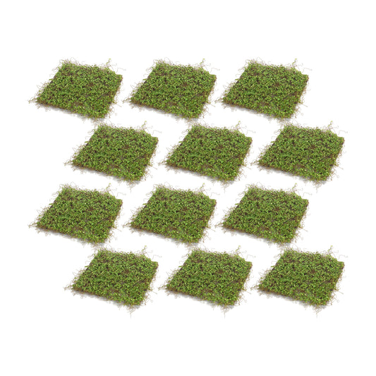 Moss Mat (Setof 12) 12"Sq Polyester/Plastic