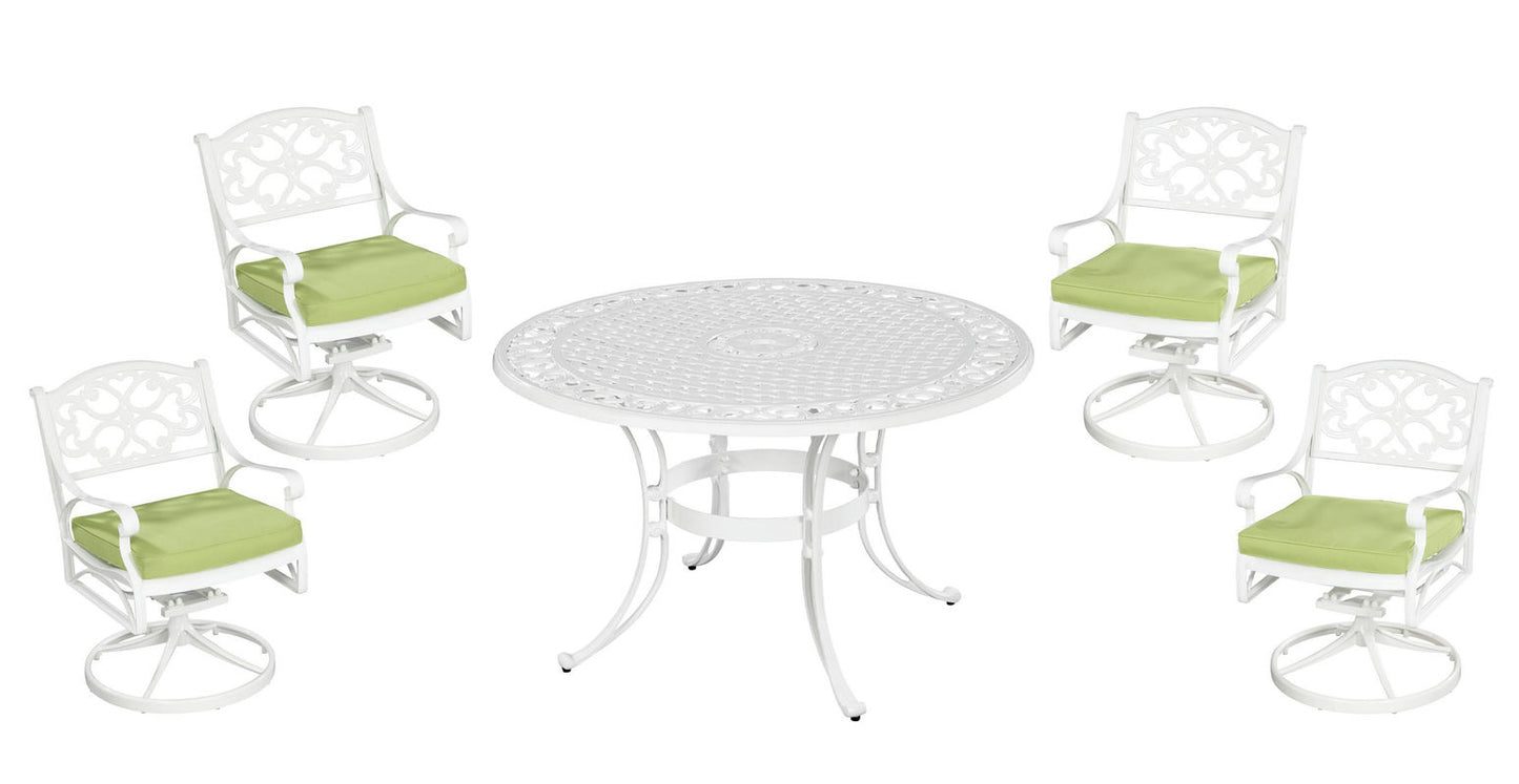 Sanibel 5 Piece Outdoor Dining Set by homestyles, 6652-305C