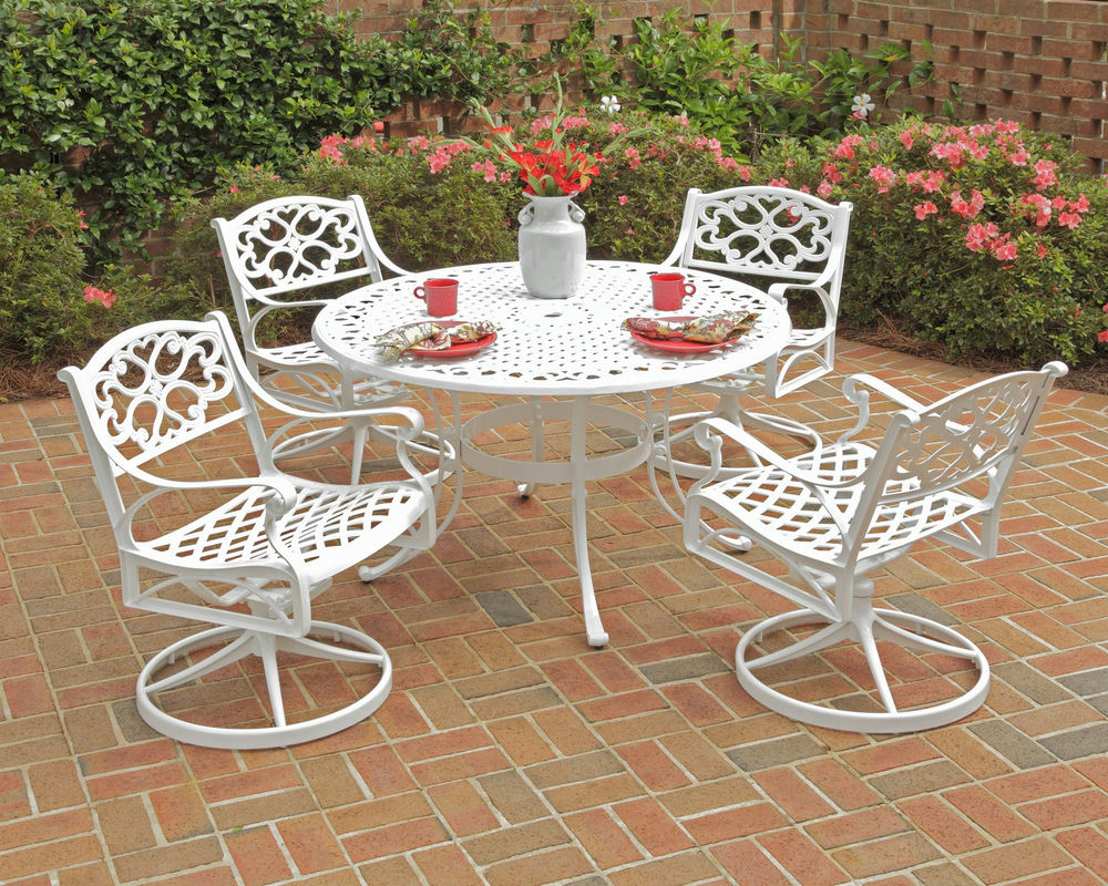Sanibel 5 Piece Outdoor Dining Set by homestyles, 6652-305