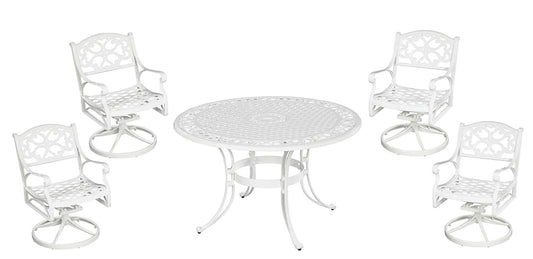 Sanibel 5 Piece Outdoor Dining Set by homestyles, 6652-325