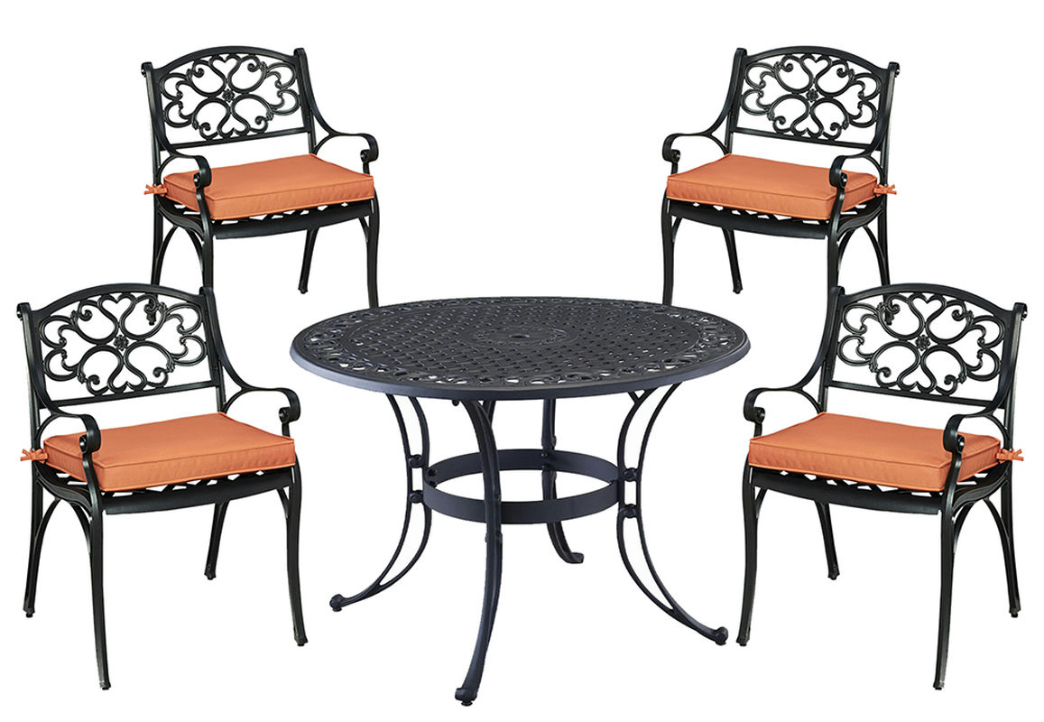Sanibel 5 Piece Outdoor Dining Set by homestyles, 6654-308C
