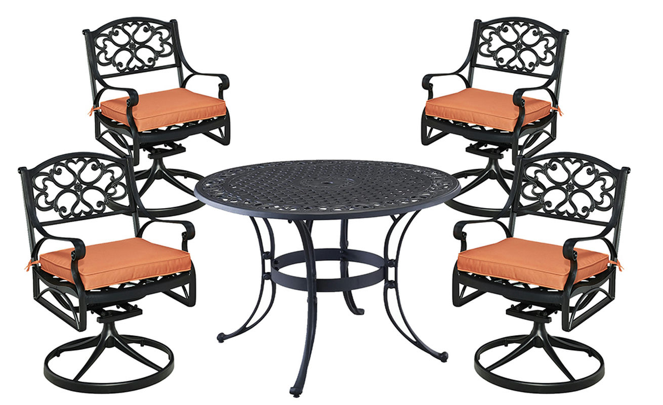 Sanibel 5 Piece Outdoor Dining Set by homestyles, 6654-325C