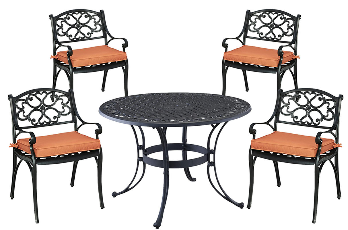 Sanibel 5 Piece Outdoor Dining Set by homestyles, 6654-328C