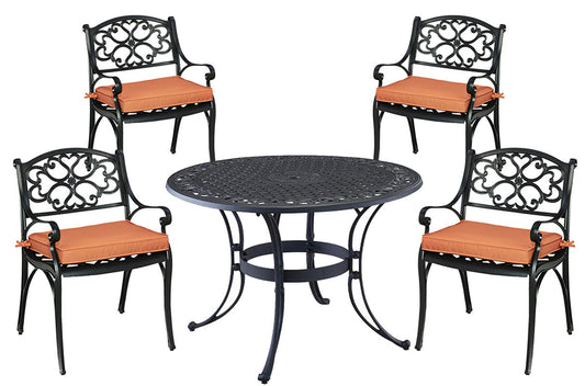 Sanibel 5 Piece Outdoor Dining Set by homestyles, 6654-328C
