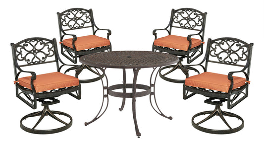 Sanibel 5 Piece Outdoor Dining Set by homestyles, 6655-305C