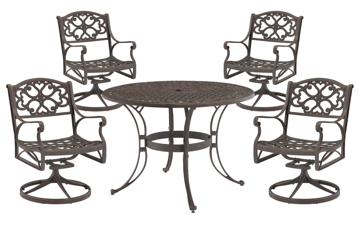 Sanibel 5 Piece Outdoor Dining Set by homestyles, 6655-305