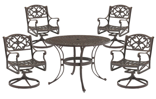 Sanibel 5 Piece Outdoor Dining Set by homestyles, 6655-305