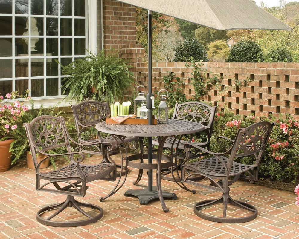 Sanibel 5 Piece Outdoor Dining Set by homestyles, 6655-305