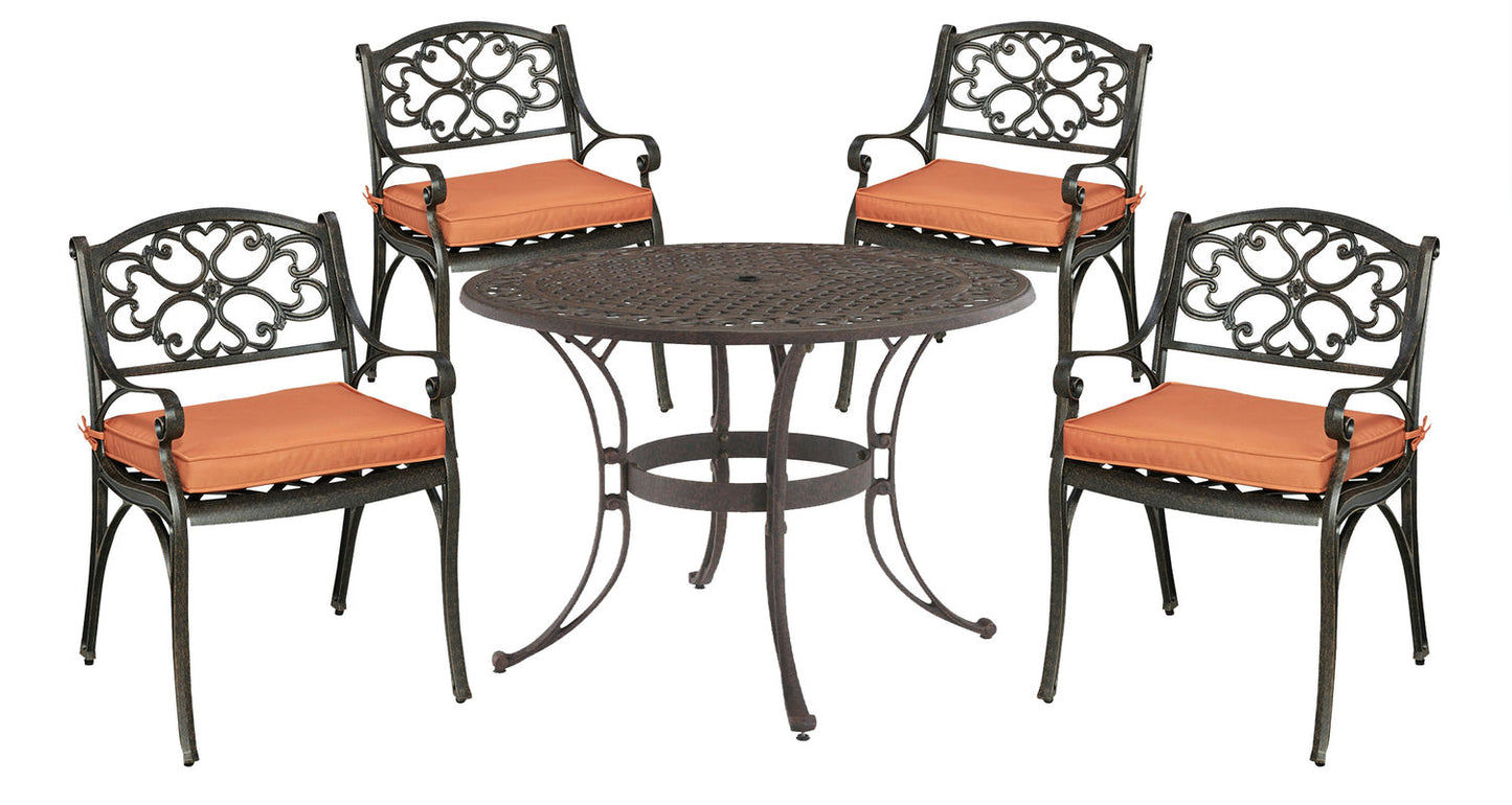 Sanibel 5 Piece Outdoor Dining Set by homestyles, 6655-308C