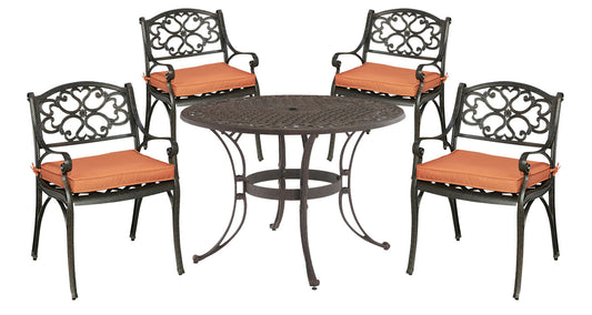 Sanibel 5 Piece Outdoor Dining Set by homestyles, 6655-308C