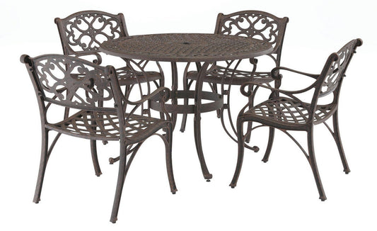 Sanibel 5 Piece Outdoor Dining Set by homestyles, 6655-308
