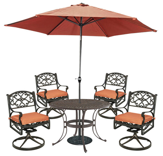 Sanibel 6 Piece Outdoor Dining Set by homestyles, 6655-3256C
