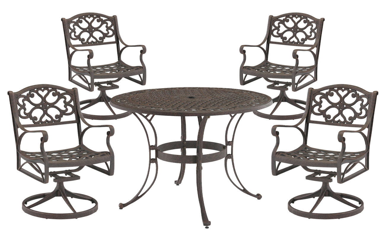 Sanibel 5 Piece Outdoor Dining Set by homestyles, 6655-325