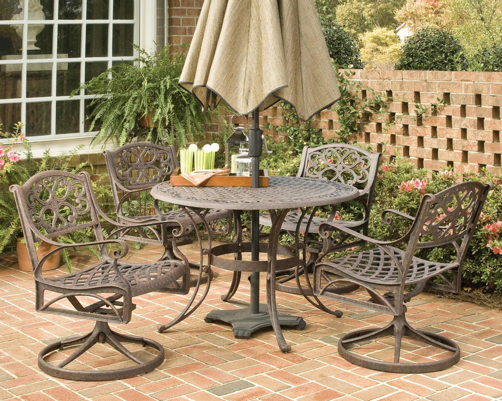 Sanibel 5 Piece Outdoor Dining Set by homestyles, 6655-325