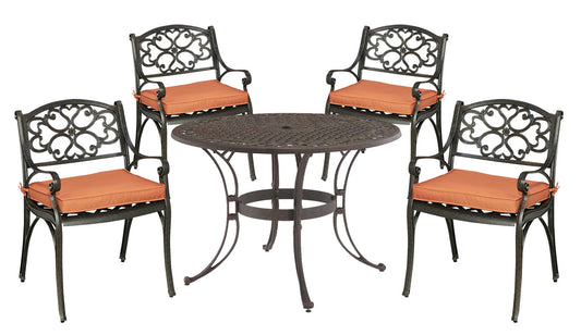Sanibel 5 Piece Outdoor Dining Set by homestyles, 6655-328C