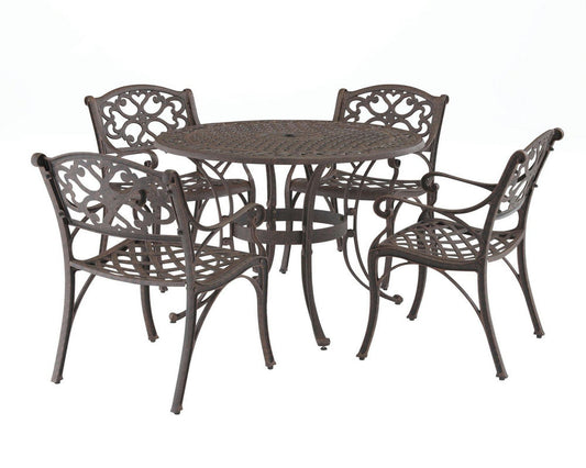 Sanibel 5 Piece Outdoor Dining Set by homestyles, 6655-328