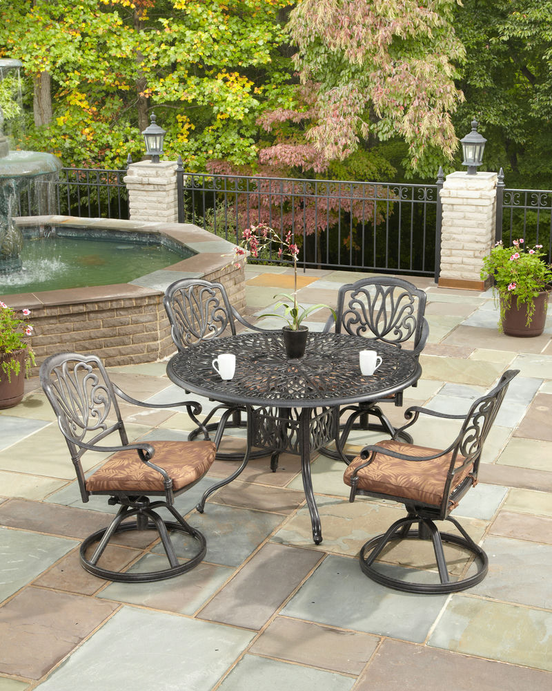 Capri 5 Piece Outdoor Dining Set by homestyles, 6658-305