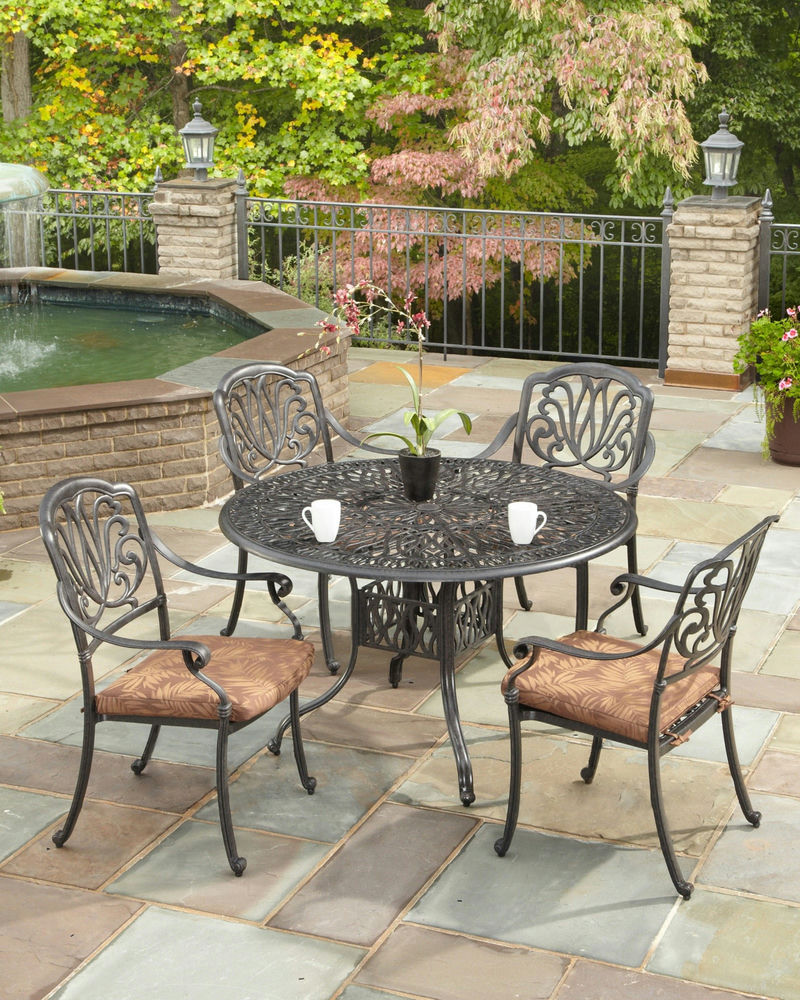 Capri 5 Piece Outdoor Dining Set by homestyles, 6658-328
