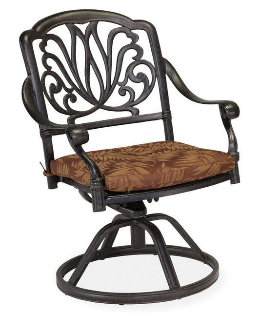 Capri Outdoor Swivel Rocking Chair by homestyles, Charcoal
