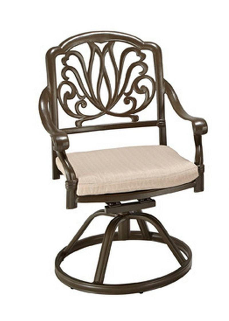 Capri Outdoor Swivel Rocking Chair by homestyles, Taupe