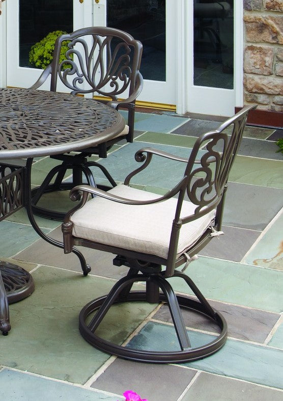 Capri Outdoor Swivel Rocking Chair by homestyles, Taupe