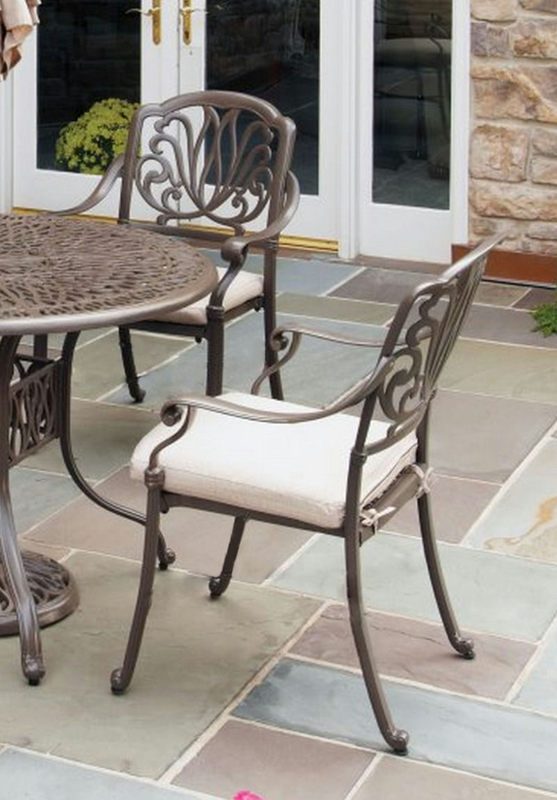 Capri Outdoor Chair Pair by homestyles, Taupe