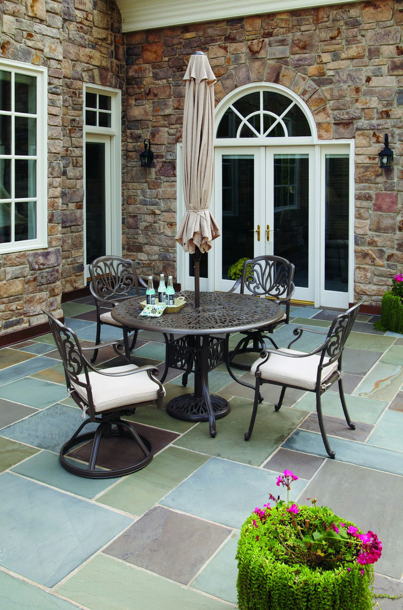 Capri Outdoor Chair Pair by homestyles, Taupe