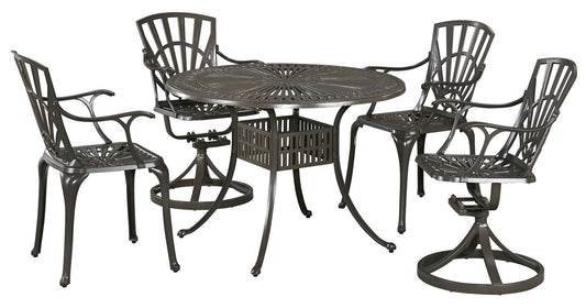 Grenada 5 Piece Outdoor Dining Set by homestyles, 6661-3058