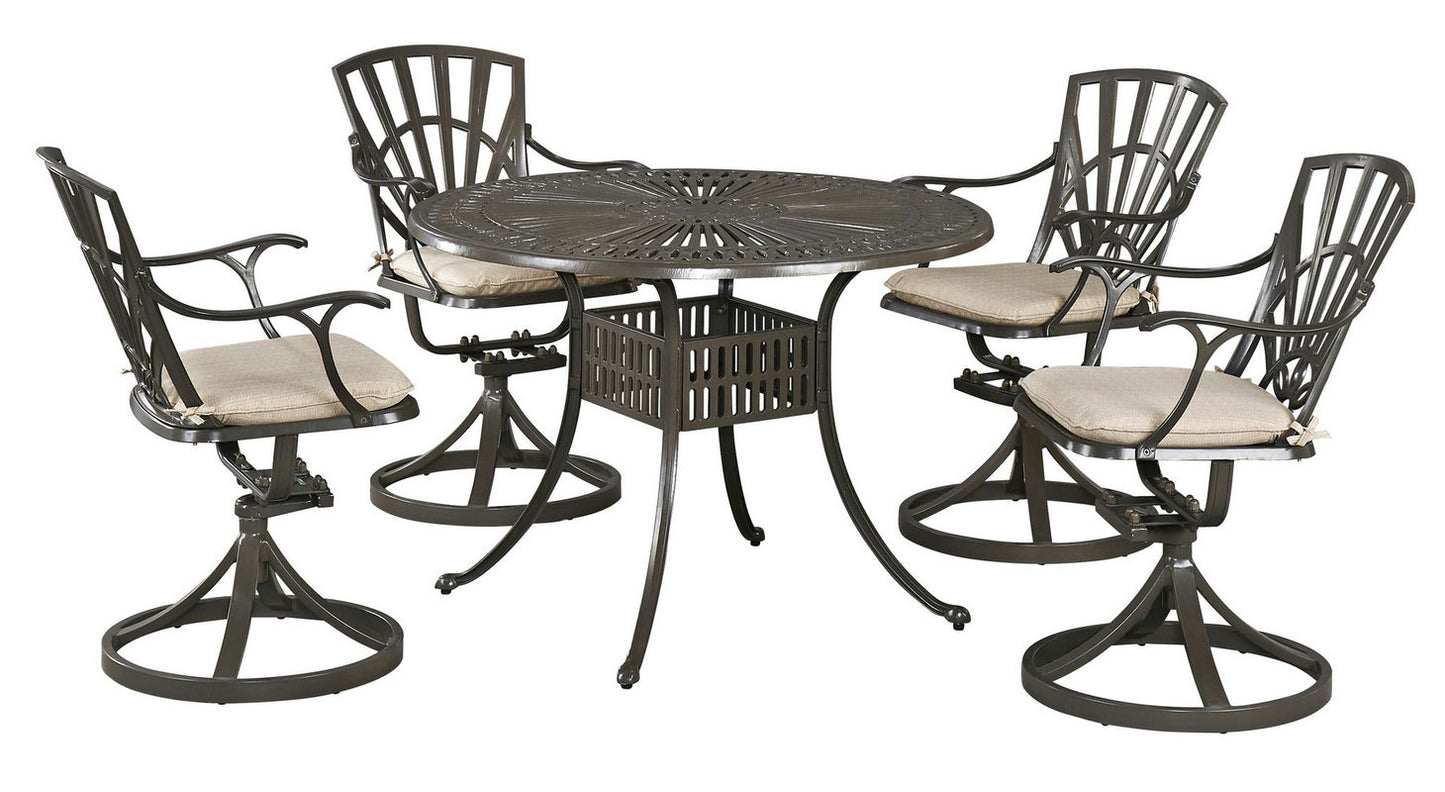 Grenada 5 Piece Outdoor Dining Set by homestyles, 6661-305C