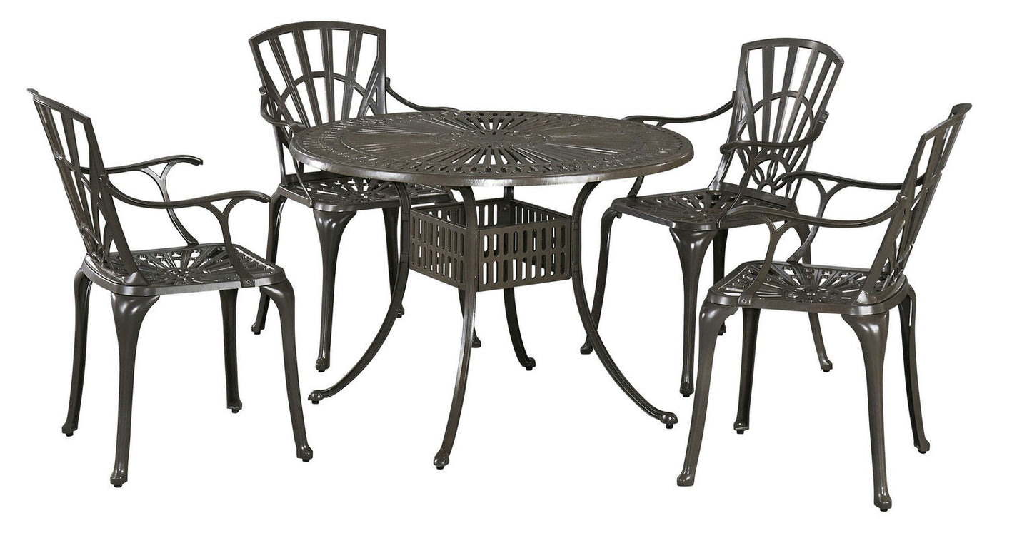 Grenada 5 Piece Outdoor Dining Set by homestyles, 6661-308