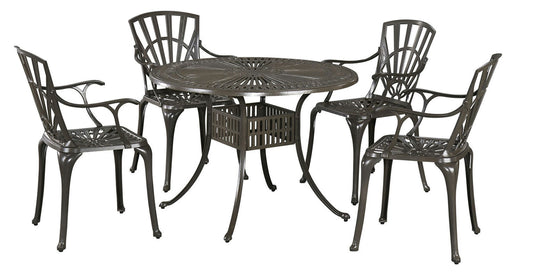 Grenada 5 Piece Outdoor Dining Set by homestyles, 6661-308