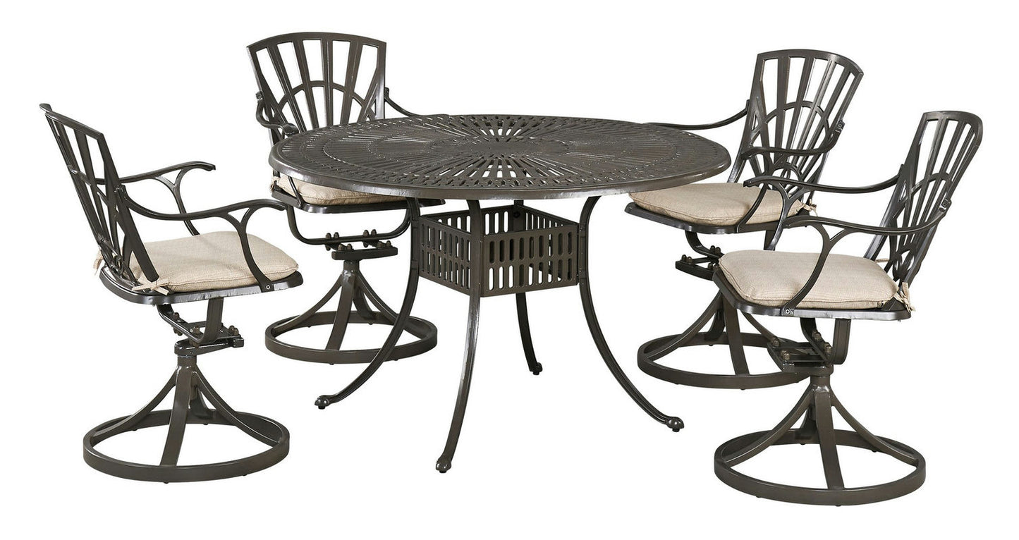 Grenada 5 Piece Outdoor Dining Set by homestyles, 6661-325C