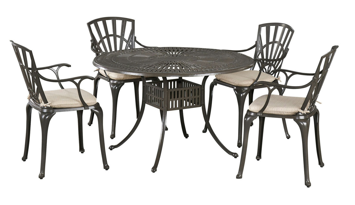 Grenada 5 Piece Outdoor Dining Set by homestyles, 6661-328C
