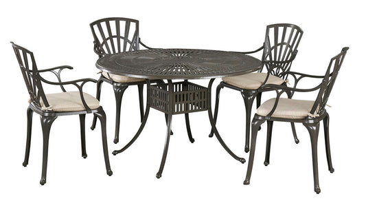 Grenada 5 Piece Outdoor Dining Set by homestyles, 6661-328C