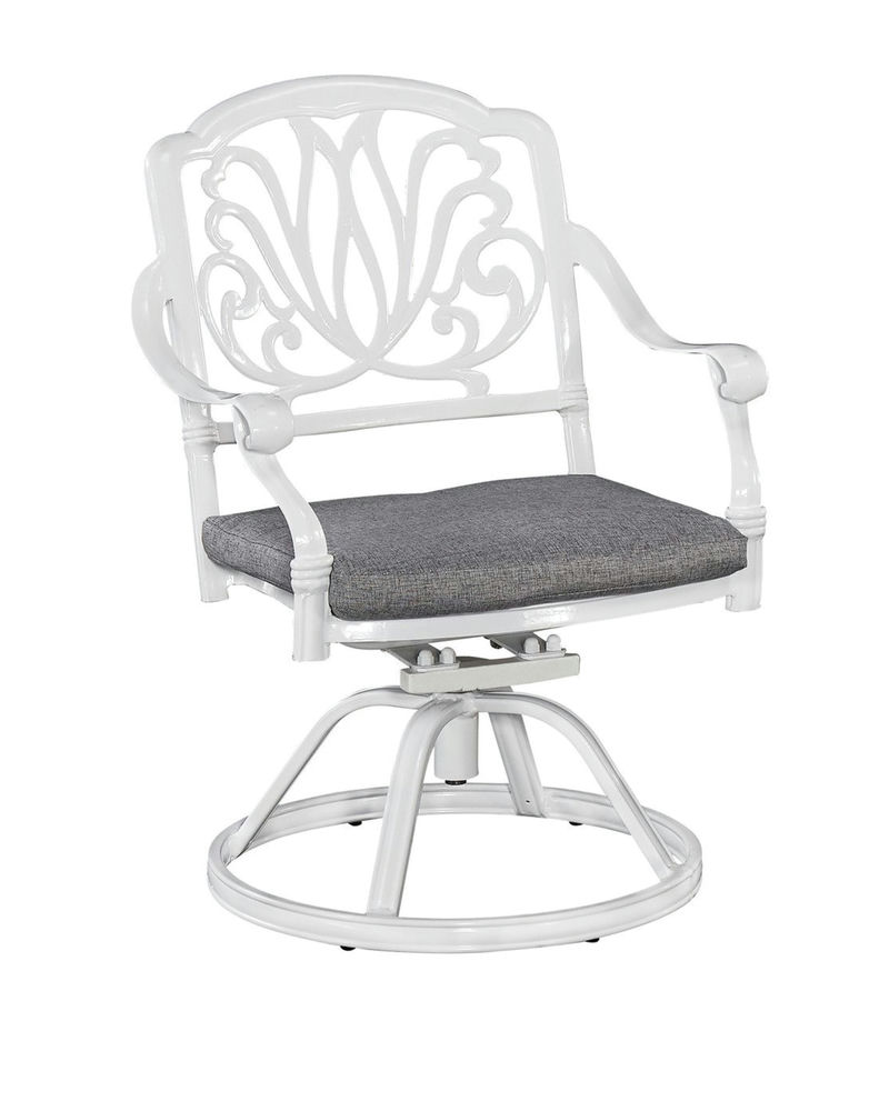 Capri Outdoor Swivel Rocking Chair by homestyles, White