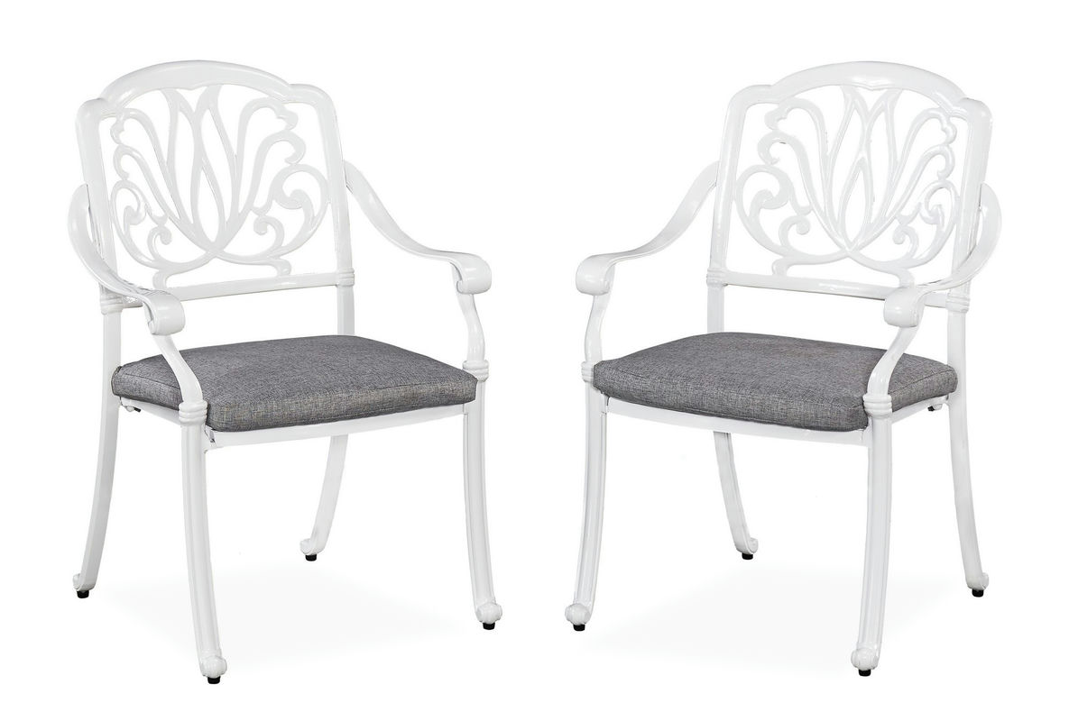 Capri Outdoor Chair Pair by homestyles, White